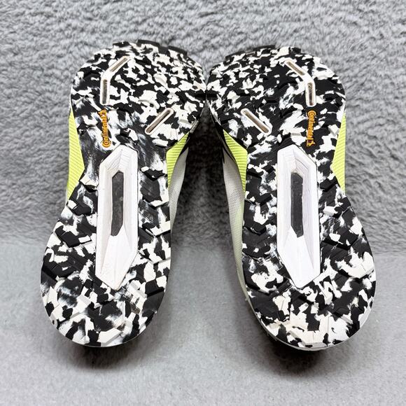 Adidas Terrex Agravic Ultra Womens Size 10 Trail Running Shoes White Yellow - Picture 8 of 9